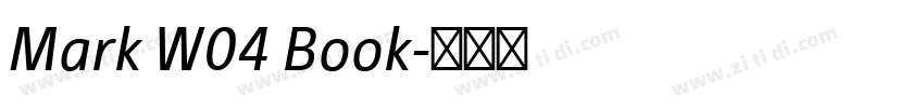 Mark W04 Book字体转换